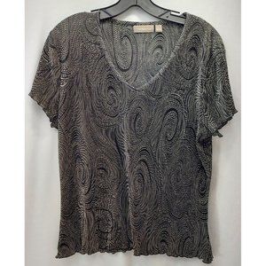 Croft & Barrow L Women's Pleated Shirt-M5